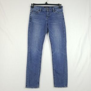 Lucky Brand Jeans Womens 4/27 Blue Denim Low Rise Dark Wash